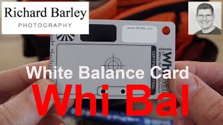 White Balance Card  Wedding Photography [upl. by Willis]