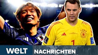 WM 2022 IN KATAR quotEin sportliches Desasterquot – Deutschland blamiert sich gegen Japan  WELT Stream [upl. by Werner]