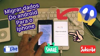 COMO TRANSFERIR DADOS DO ANDROID PARA O IPHONE  MOVE TO IOS  DO ANDROID PARA O IOS  APPLE SUPORTE [upl. by Inoj]