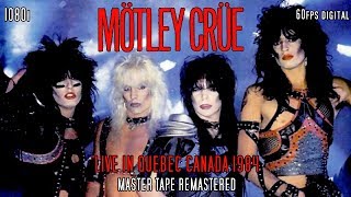 Motley Crue Live in Motreal Quebec 1984 Shout at the Devil Tour MASTER 1080i HD 60fps [upl. by Maitland]