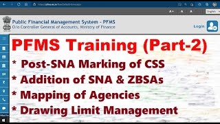 How to set Drawing Limit on PFMS for CNA SNA amp ZBSA Accounts  Payment Method on PFMSSNAZBSA [upl. by Carney]