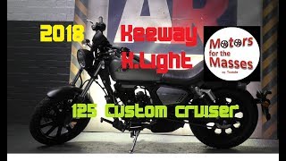 2018 Keeway K Light 125 Review [upl. by Nari]