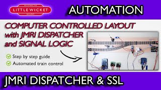 Model Railway Automation using JRMI Dispatcher and Simple Signal Logic [upl. by Tsyhtema772]