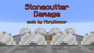 Stonecutter Damage  Minecraft 16 Data Pack [upl. by Rus]