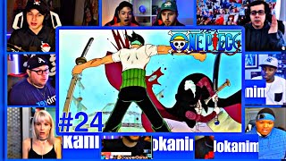 One Piece Episode 24 Reaction Mashup [upl. by Lebatsirc]