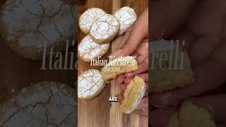 34100  Italian Ricciarelli italian cookies bakingrecipes easyrecipes [upl. by Asehr]