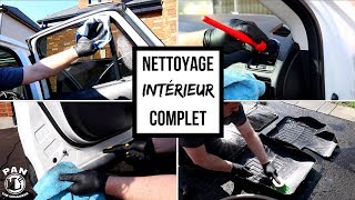 NETTOYAGE INTÉRIEUR COMPLET DE VOITURE [upl. by Natehc425]