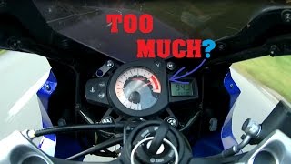 Yamaha TZR 50  Acceleration amp TopSpeed Test 2015 Edition [upl. by Ednargel]