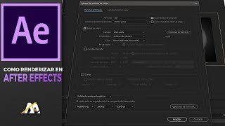 Como Exportar Video En After Effects  Tutorial After Effects [upl. by Layne]