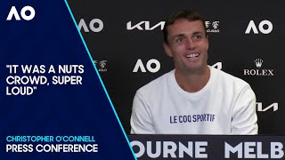 Christopher OConnell Press Conference  Australian Open 2024 First Round [upl. by Mathews]