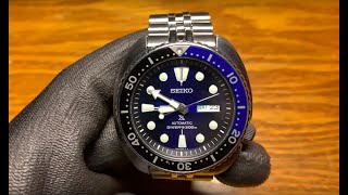 SEIKO SRPC25K1 PROSPEX TURTLE DEEP BLUE BATMAN TURTLE [upl. by Aiam]