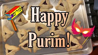 Hamantaschen Cookie Baking  Happy Late Purim [upl. by Adnwahs]