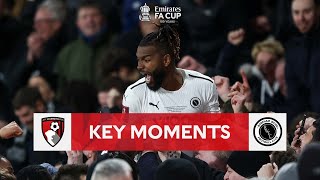 Bournemouth v Boreham Wood  Key Moments  Fourth Round  Emirates FA Cup 202122 [upl. by Ahsatak]