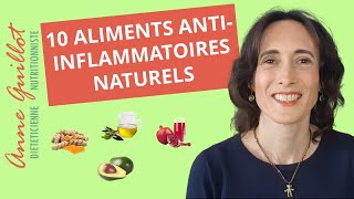 Alimentation antiinflammatoire  10 aliments antiinflammatoires naturels [upl. by Harbard]