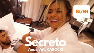 Anuel AA KAROL G  Secreto Lyrics  Letra English amp Spanish Translation amp Meaning [upl. by Wernher811]