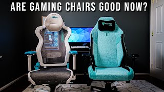 Ive Found My Favorite Gaming Chair  Secret Lab TITAN Evo 2022 vs 2021 DXRacer Air Mesh [upl. by Bartholomew]