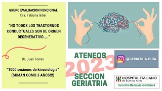 Ateneo Sección Medicina Geriátrica PROGRAMA EFA [upl. by Eniamrehs]