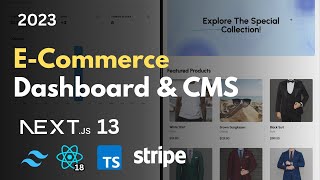 Full Stack ECommerce  Dashboard amp CMS Nextjs 13 App Router React Tailwind Prisma MySQL 2023 [upl. by Laeira]