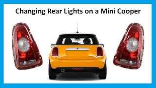 How to change rear lights in BMW Mini  Mini cooper [upl. by Muslim]