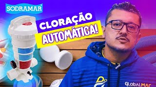 DOSADOR DE CLORO SODRAMAR  Sistema Automático de Cloração [upl. by Dunton]