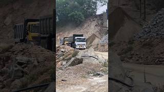 ചെക്കന്റെ വരവ് കണ്ടോ🔥BharatBenz 18 Wheel Tipper Trailer trending bharatbenz tipper shorts [upl. by Aleira]