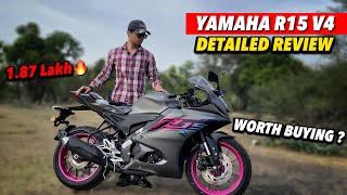 2024 Yamaha R15 V4 Detailed Review  Good for daily use [upl. by Anertak]