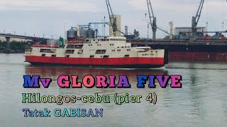 Mv Gloria five  cebuhilongos ropax vessel [upl. by Akinot]