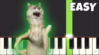 Wolf Dance Song  EASY Piano Tutorial [upl. by Keese186]