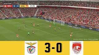 BENFICA VS SANTA CLARA AO VIVO  QUARTER FINAL  TACA DA LIGA 2425  SIMULAÃ‡ÃƒO E PLACAR AO VIVO [upl. by Fredric]