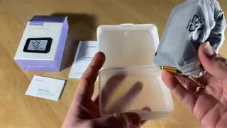 Wrist Blood Pressure Monitor HYLOGY Digital Blood Pressure Machine LCD unboxing and instructions [upl. by Raddy]