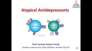 Atypical antidepressants Bupropion Mirtazapine Agomelatine Trazodone Vortioxetine Tianeptine [upl. by Riccio954]