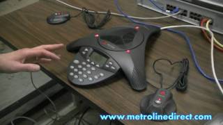 Polycom  How to install Polycom Soundstation IP4000 conference phone [upl. by Ydospahr]