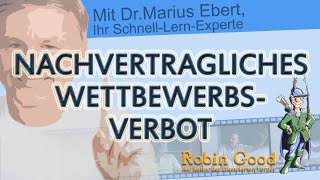 Nachvertragliches Wettbewerbsverbot [upl. by Etnaihc]