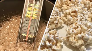 Easy Popcorn Ball Recipe with Corn Syrup [upl. by Annaid]