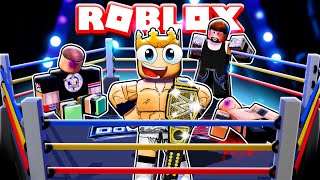 Playing WWE 2K22 In Roblox Slammed [upl. by Kcerred986]