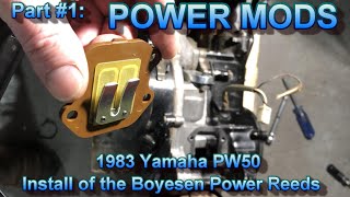 PW50 Power Mod Install of Boyesen Power Reeds [upl. by Pharaoh]