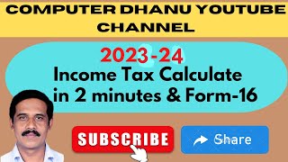 202324 Tax Calculator Part1 [upl. by Nahk874]