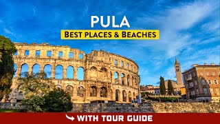 PULA Croatia Istria  Things To Do amp Best Beaches [upl. by Elicul]