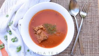 Gjelle me Bizele  peas soup recipe [upl. by Lihp]