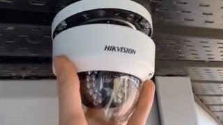 HIKVISION Dome PoE IP Security Camera Installation Guide [upl. by Nosnar]