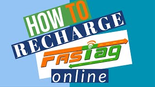 How to recharge Fastag Add money to Fastag Account [upl. by Oah]