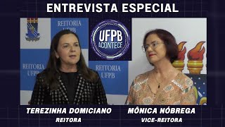 TV UFPB  Entrevista Especial professoras Terezinha Domiciano e Mônica Nóbrega [upl. by Erhard]