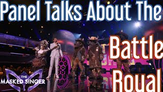 Panel Talks To Ship amp Buffaloes About The Battle Royal  The Masked Singer USA Season 12 Ep 3 [upl. by Alletneuq]