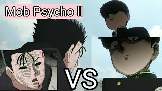 Shimazaki got scared and ran away from Mob Mob Psycho season 2 episode 11 [upl. by Sirronal]