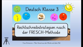 Rechtschreibstrategien nach der FRESCHMethode mit passender „Learningapp“ Deutsch Klasse 2 3 [upl. by Euhsoj16]