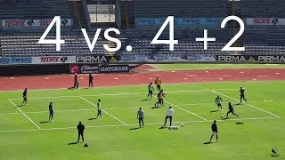 Small Sided Game 4 vs 4 2 [upl. by Airla689]