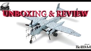 ZoukeiMura Heinkel He219A0 Uhu 132 SWS 6 Review amp Unboxing [upl. by Brinkema]