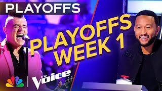 The Best Performances from Week 1 of Playoffs  The Voice  NBC [upl. by Durst]