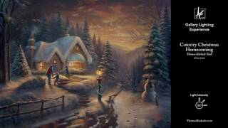 Country Christmas Homecoming from the Thomas Kinkade Vault  Gallery Lighting Experience [upl. by Carolus]