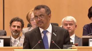 WHO Appointment of Dr Tedros Adhanom Ghebreyesus as new WHO DirectorGeneral [upl. by Eittak]